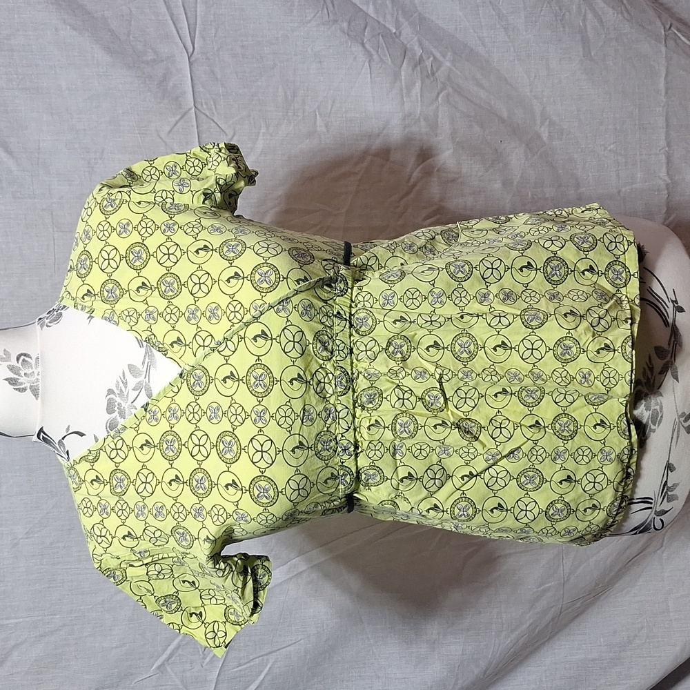 Baby Phat green scrub top